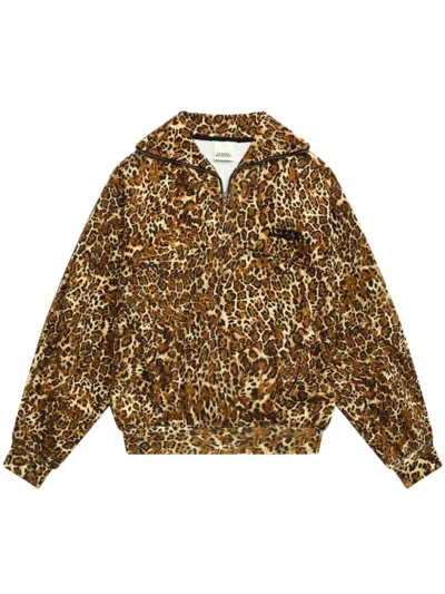 ISABEL MARANT ISABEL MARANT WILDA LEOPARD PRINT SWEATSHIRT