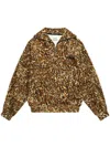 Isabel Marant Leopard Print Knit Sweatshirt In Braun