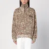 Isabel Marant Wilda Sweatshirt With Leopard Print In Multicolor