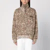 Isabel Marant Wilda Sweatshirt With Leopard Print In Multicolor