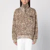 Isabel Marant Wilda Sweatshirt With Leopard Print In Multicolor