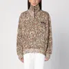 Isabel Marant Wilda Sweatshirt With Leopard Print In Multicolor