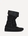 Isabel Marant Almond Toe Ankle Boots With Tassel Detail