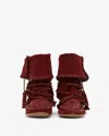 Isabel Marant Winki Boots In Burgundy