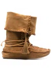 Isabel Marant Winki Leather Boots In Brown