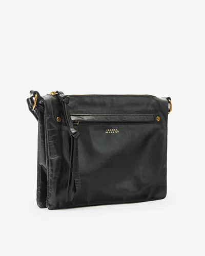 Isabel Marant Winna Day Shoulder Bag In Black