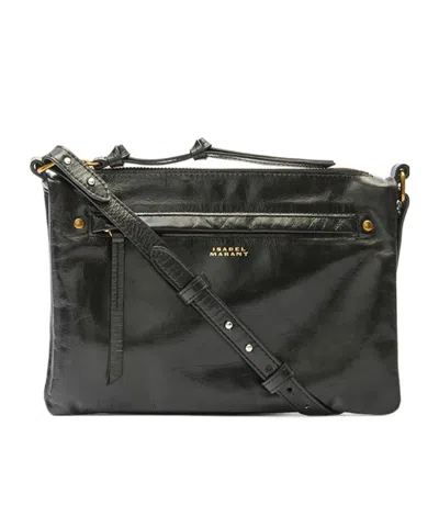 Isabel Marant Winna Duo Crossbody Bag In Black