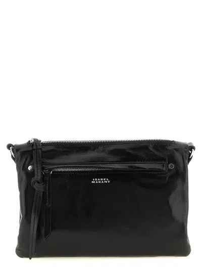 Isabel Marant Winna Duo Crossbody Bag In Black
