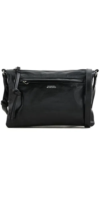 Isabel Marant Winna Duo Crossbody Bag Black