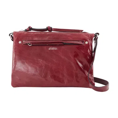 Isabel Marant Winna Duo Shoulder Bag -  - Leather - Burgundy