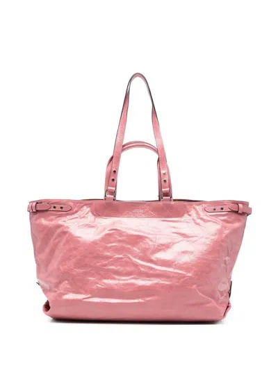 Isabel Marant Winna Studded-detail Tote Bag In Pink