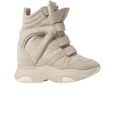 Pre-owned Isabel Marant Wmns Balskee Suede Sneaker 'beige' | Tan | Women's Size 38 In Brown