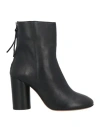 Isabel Marant Woman Ankle Boots Black Size 5 Calfskin In Black