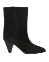 Isabel Marant Woman Ankle Boots Black Size 5 Leather In Black