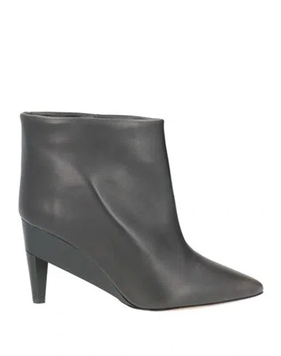 Isabel Marant Woman Ankle Boots Black Size 5.5 Calfskin In Multi