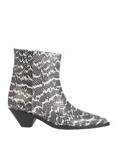 Isabel Marant Woman Ankle Boots Black Size 5.5 Goat Skin