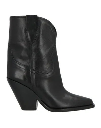 Isabel Marant Woman Ankle Boots Black Size 6.5 Calfskin