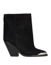 Isabel Marant Ladel Suede Bootie In Black