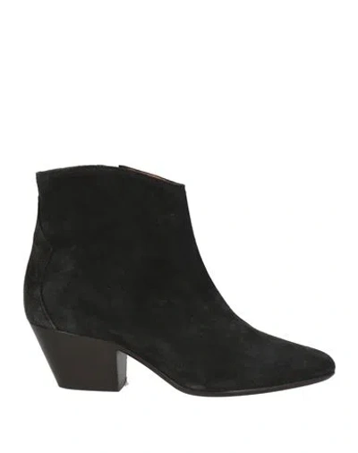 Isabel Marant Woman Ankle Boots Black Size 6.5 Leather