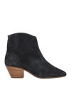 Isabel Marant Woman Ankle Boots Black Size 6.5 Leather In Black