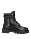 Isabel Marant Campa Leather Ankle Boots In Black