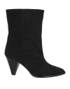 Isabel Marant Black Pointed Toe Boots In Black