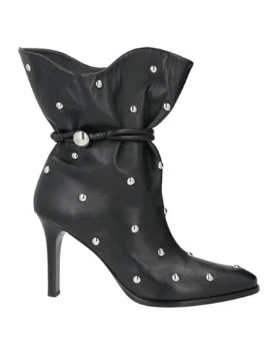 Isabel Marant Woman Ankle Boots Black Size 8 Lambskin