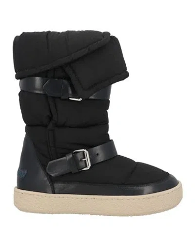 Isabel Marant Woman Ankle Boots Black Size 8 Nylon, Leather