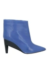 Isabel Marant Woman Ankle Boots Blue Size 9 Calfskin