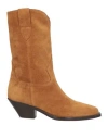 Isabel Marant Woman Ankle Boots Brown Size 6.5 Calfskin In Brown