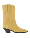 Isabel Marant Western 50mm Boots In Yellow