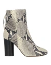 Isabel Marant Woman Ankle Boots Sage Green Size 5.5 Lambskin In Sage Green