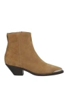 Isabel Marant Woman Ankle Boots Sage Green Size 7.5 Calfskin