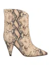Isabel Marant Ankle Boots In Beige