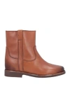 Isabel Marant Woman Ankle Boots Tan Size 11 Calfskin In Brown