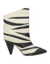 Isabel Marant Woman Ankle Boots White Size 6 Lambskin In White