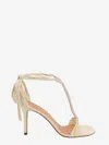 ISABEL MARANT ISABEL MARANT WOMAN ANSSI WOMAN WHITE SANDALS