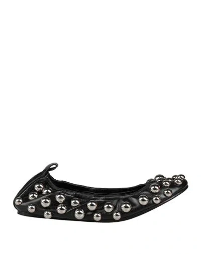 Isabel Marant Woman Ballet Flats Black Size 5.5 Lambskin