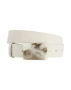 Isabel Marant Woman Belt Beige Size 36 Cowhide