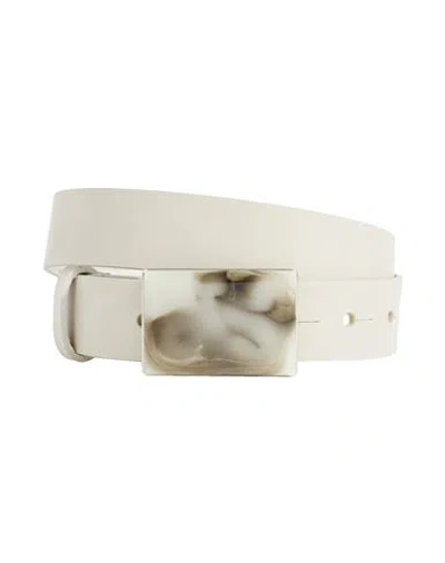 Isabel Marant Woman Belt Beige Size 36 Cowhide