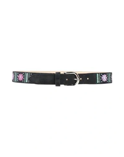 Isabel Marant Woman Belt Black Size 30 Calfskin