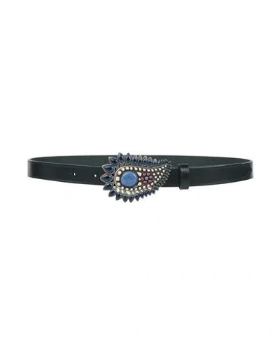 Isabel Marant Woman Belt Black Size 30 Cow Leather