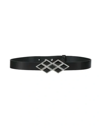 Isabel Marant Woman Belt Black Size 34 Cow Leather, Zamak