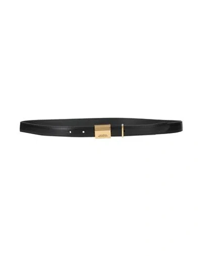 Isabel Marant Woman Belt Black Size 36 Cow Leather