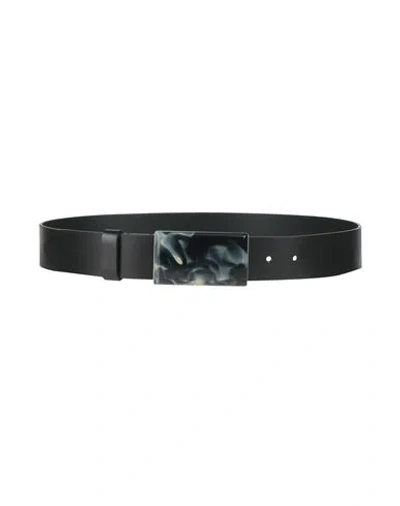 ISABEL MARANT ISABEL MARANT WOMAN BELT BLACK SIZE 32 COW LEATHER, ZAMAK