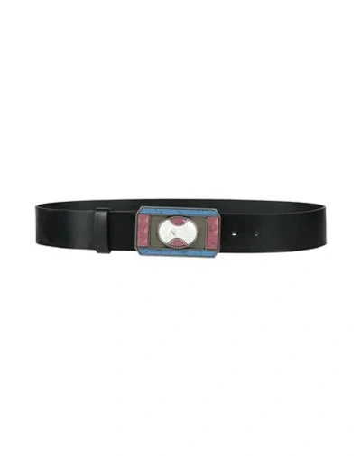 Isabel Marant Woman Belt Black Size 32 Cow Leather, Zamak, Resin