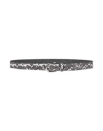 Isabel Marant Woman Belt Black Size 36 Goat Skin