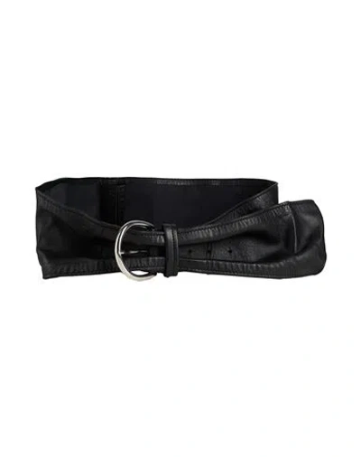 Isabel Marant Woman Belt Black Size 36 Lambskin