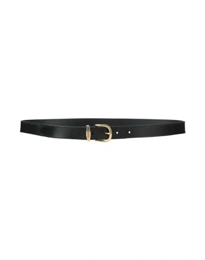 Isabel Marant Woman Belt Black Size 38 Cow Leather