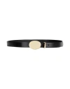 Isabel Marant Woman Belt Black Size 36 Cow Leather, Brass, Zamak In Black